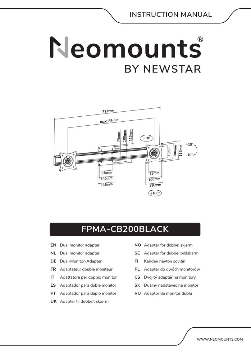 New Star Neomounts FPMA-CB200BLACK instruction manual
