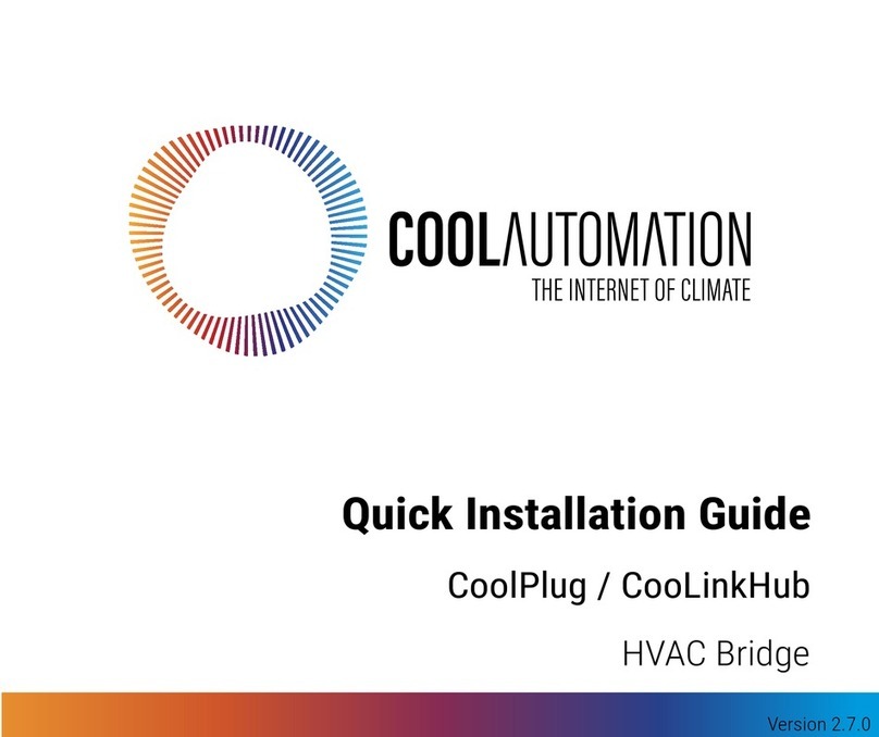 CoolAutomation CoolPlug Quick installation guide
