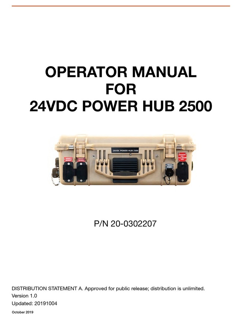 Solar Stik 24VDC POWER HUB 2500 User manual
