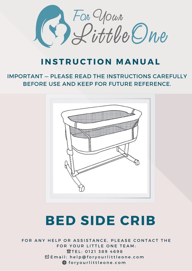 For Your Little One BED SIDE CRIB User manual