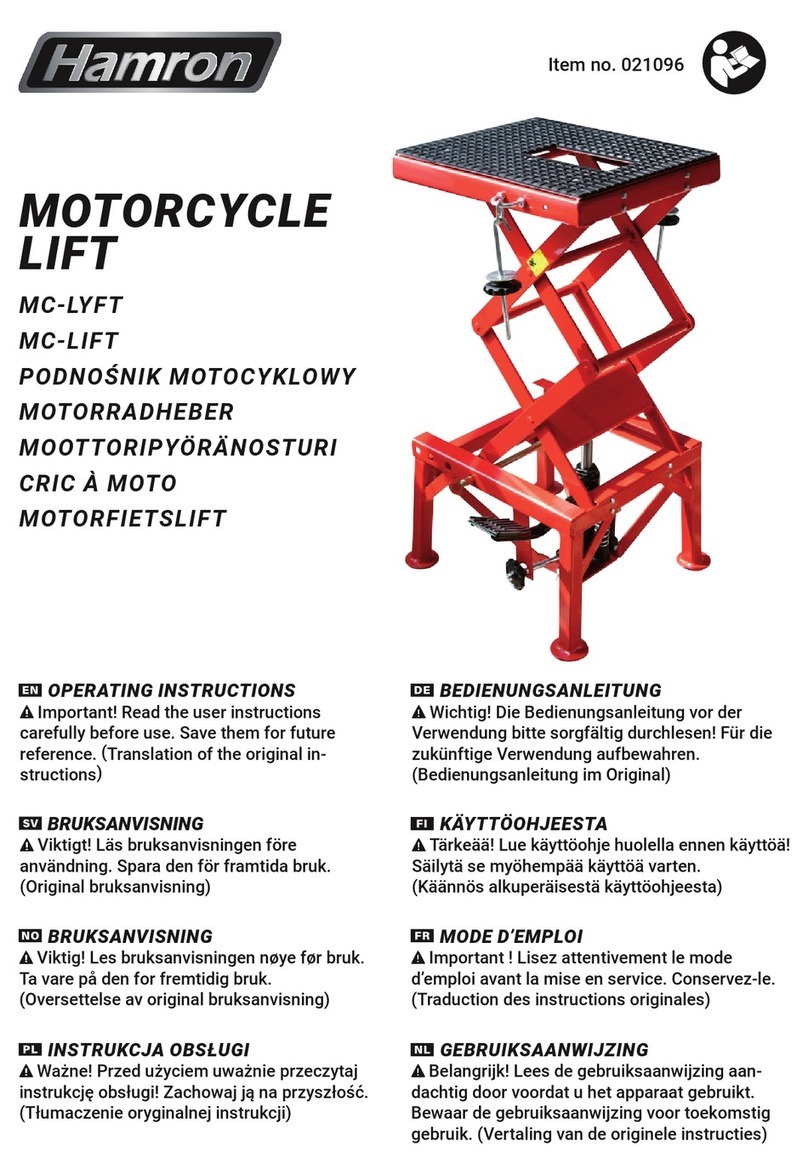Hamron 021096 User manual Hamron 021096 User manual