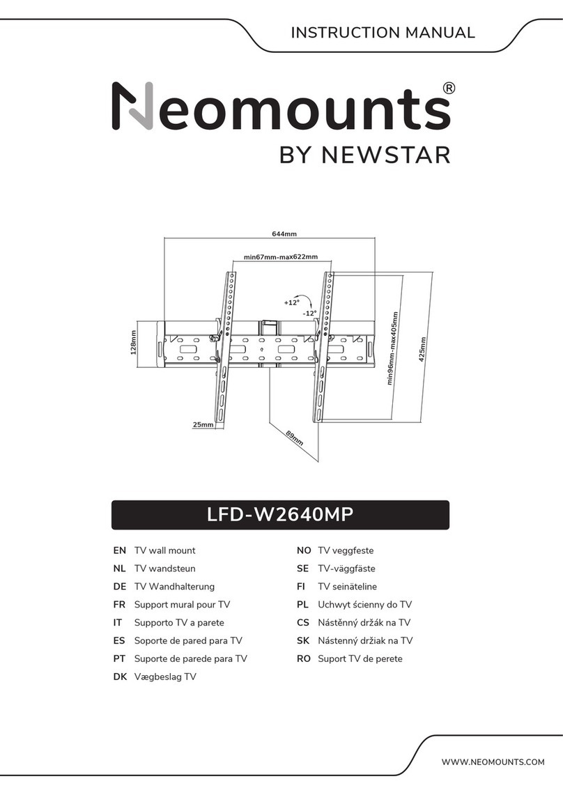 New Star NeoMounts LFD-W2640MP User manual New Star NeoMounts LFD-W2640MP User manual