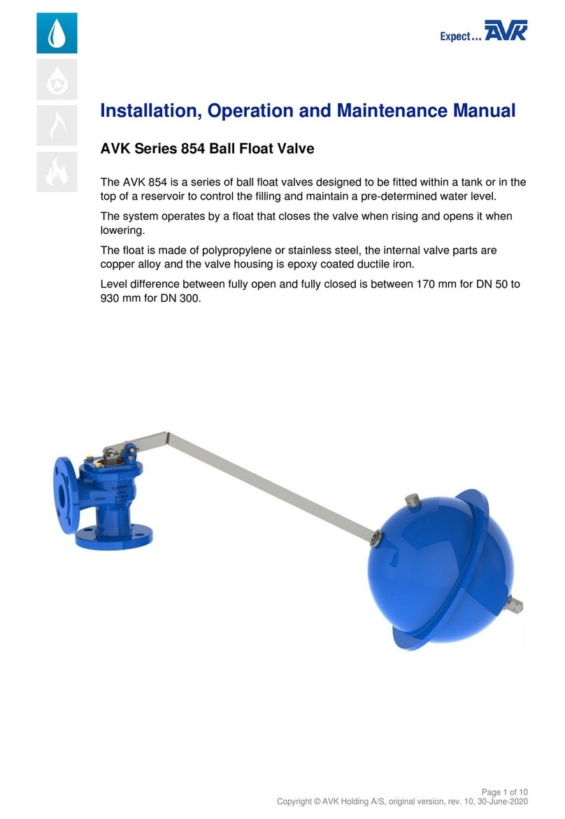 AVR AVK Series Installation, operation and maintenance manual