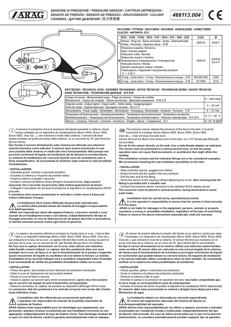 ARAG 466113.004 quick start guide