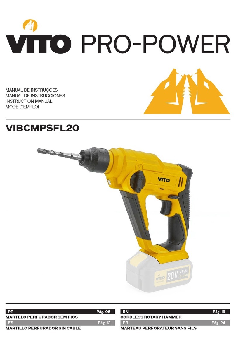 VITO PRO-POWER VIBCMPSFL20 instruction manual