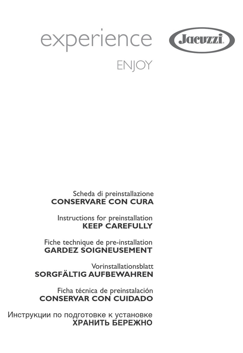 Jacuzzi Experience Enjoy User manual