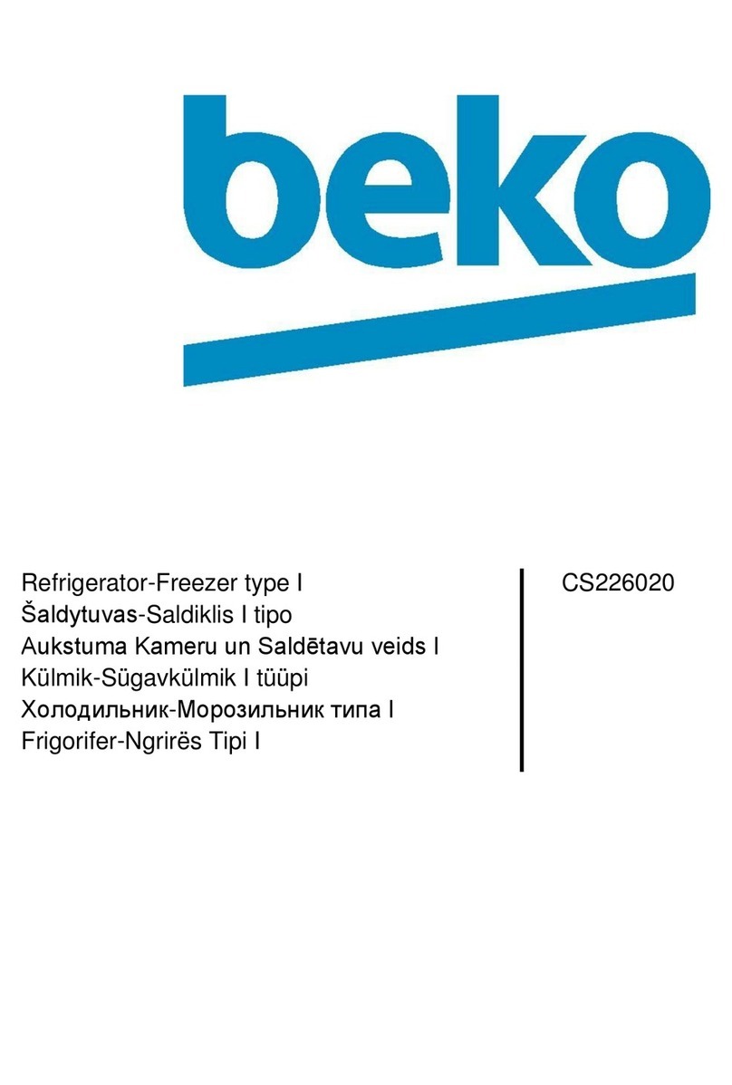 Beko CS226020 X User manual Beko CS226020 X User manual