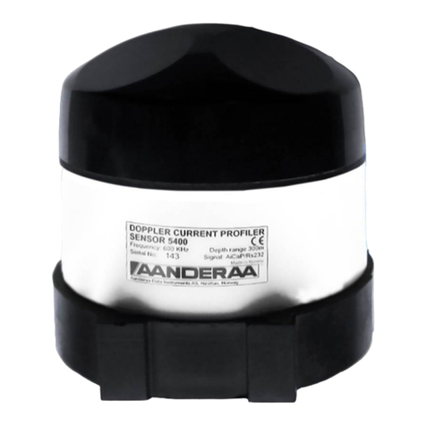 Aanderaa DCPS 5400 operating manual