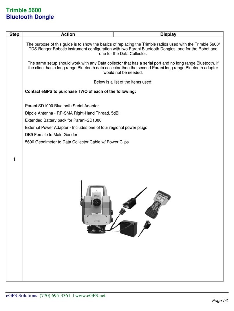 eGPS Solutions Trimble 5600 quick start guide