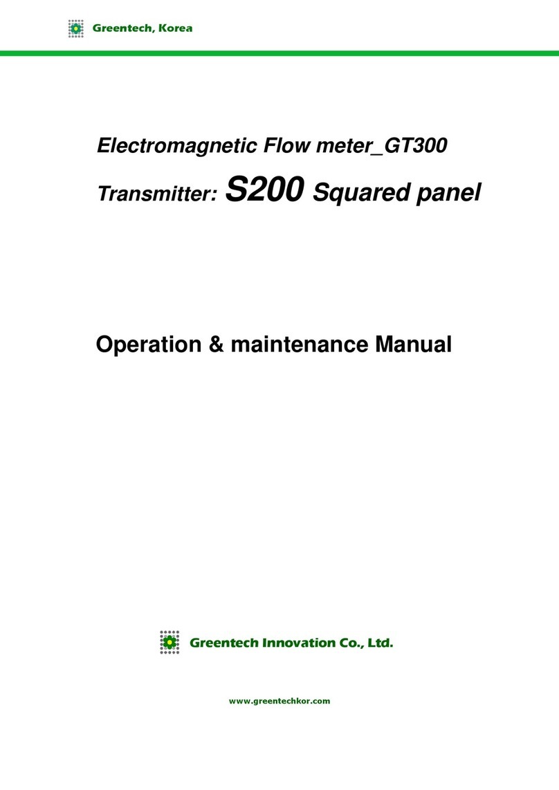 GreenTech S200 Operation & maintenance manual