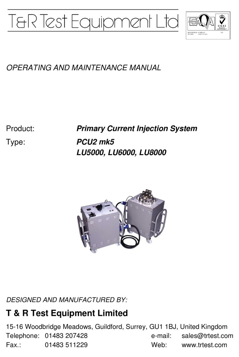 T&R PCU2 mk5 Operating instructions T&R PCU2 mk5 Operating instructions
