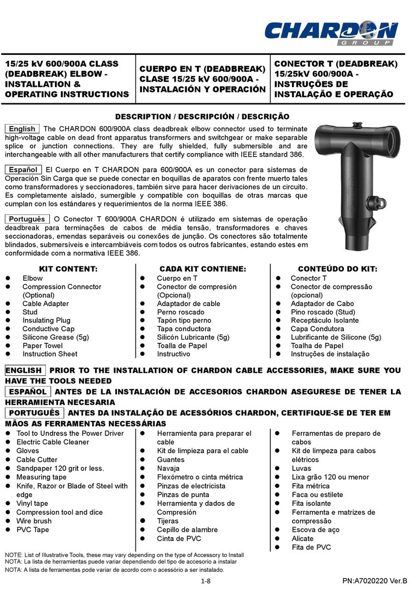 CHARDON 600A operating instructions