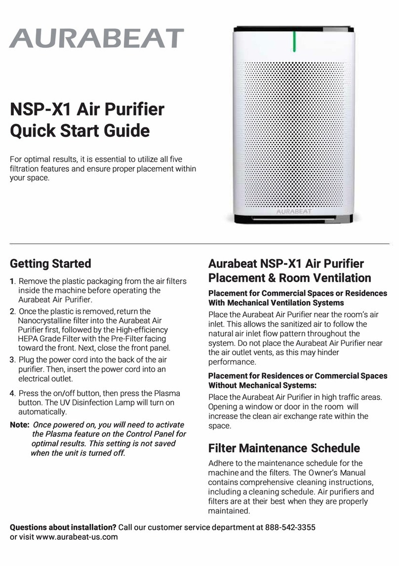 AURABEAT NSP-X1 quick start guide