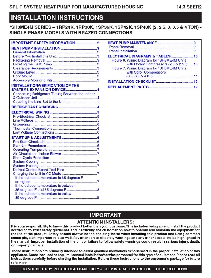 Nortek SH3ME4M Series User manual