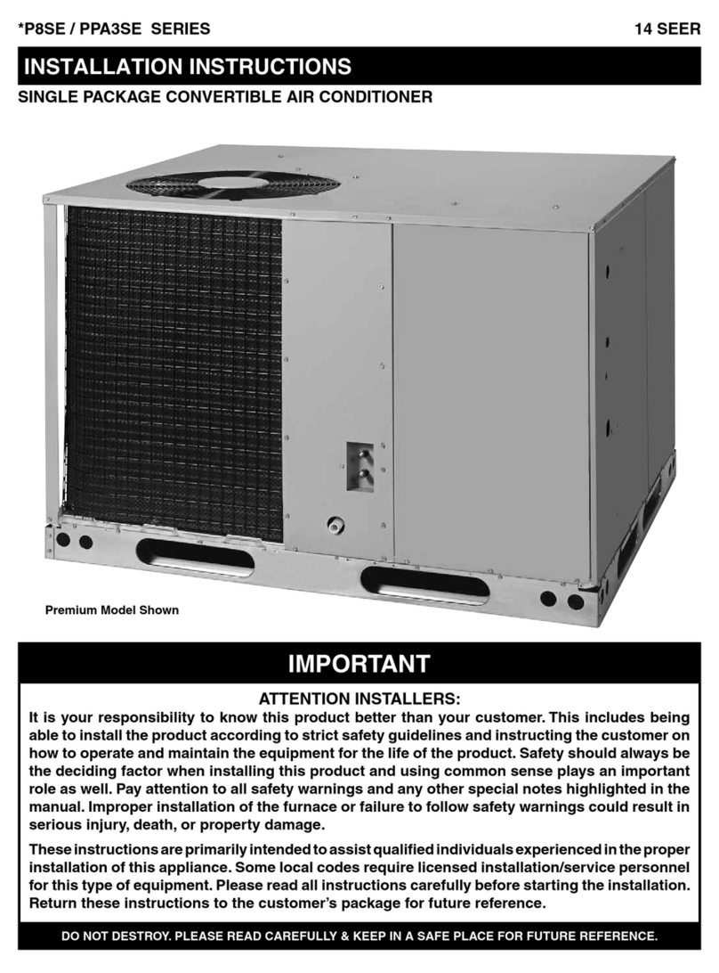 Nortek P8SE Series User manual