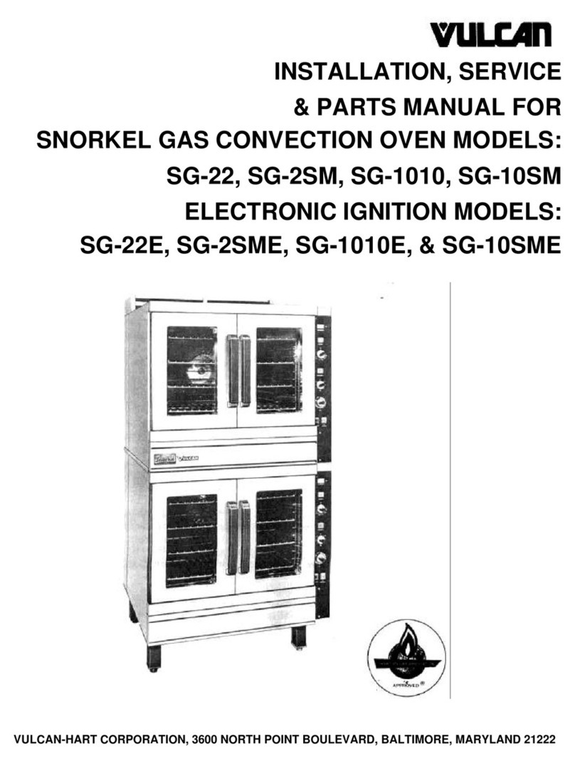 Vulcan-Hart Snorkel SG-22 User manual Vulcan-Hart Snorkel SG-22 User manual