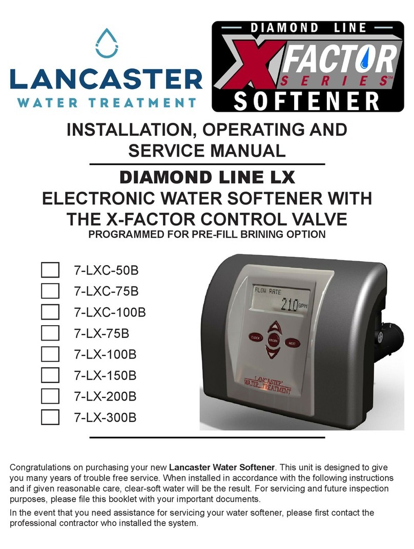 Lancaster X FACTOR Series Service manual