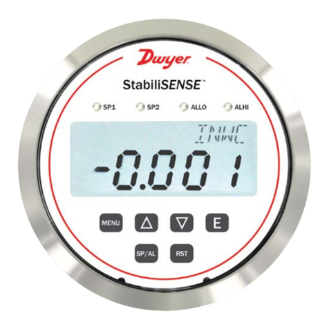 Dwyer Instruments StabiliSENSE RPMC Series Installation and operating instructions