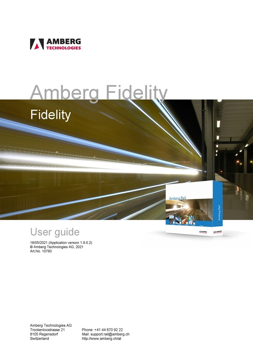 Amberg Technologies Fidelity User manual