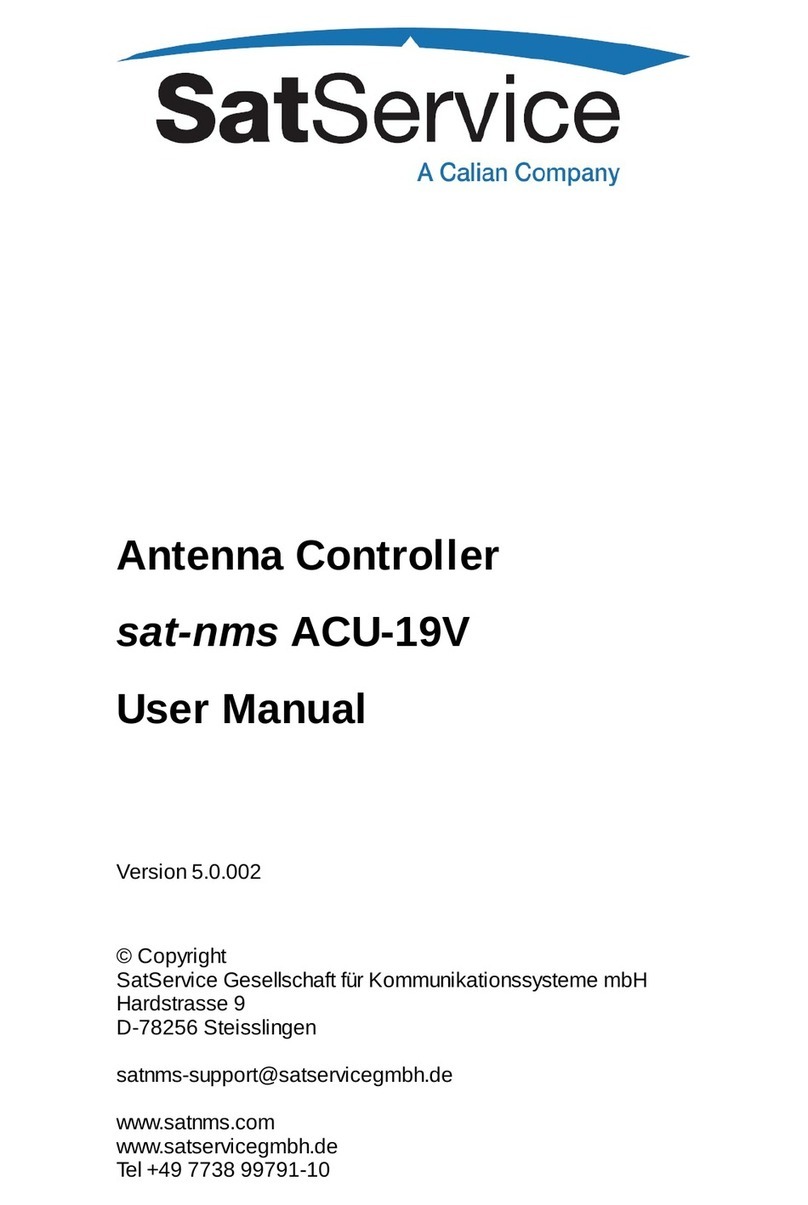 Calian SatService sat-nms ACU-19V user manual