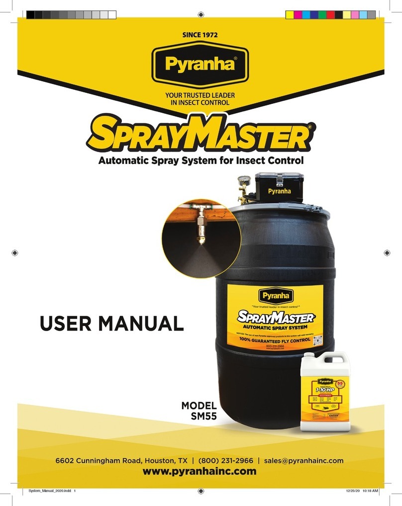 Pyranha SPRAYMASTER SM55 user manual