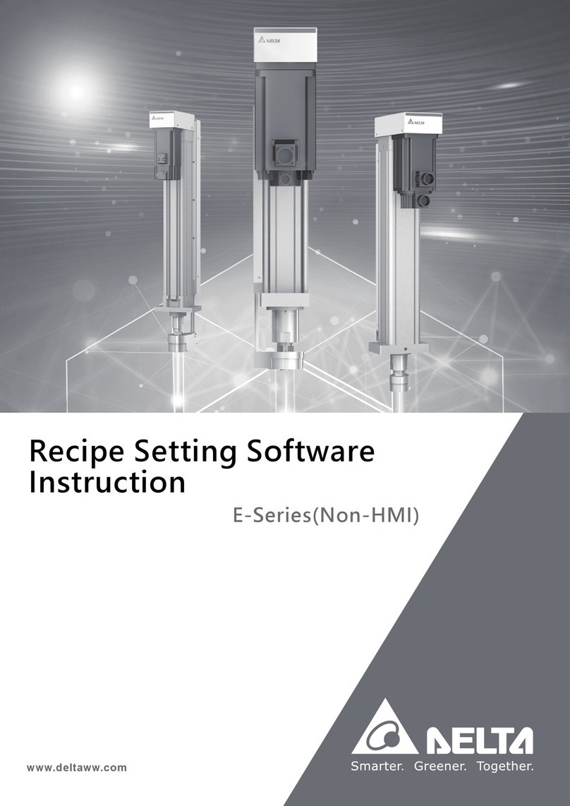 Delta E Series Mounting instructions