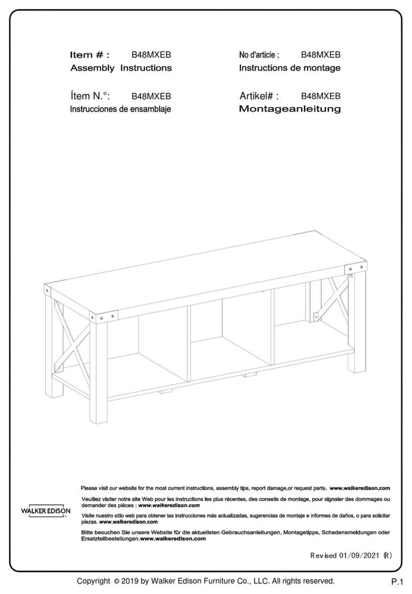 Walker Edison B48MXEB User manual Walker Edison B48MXEB User manual