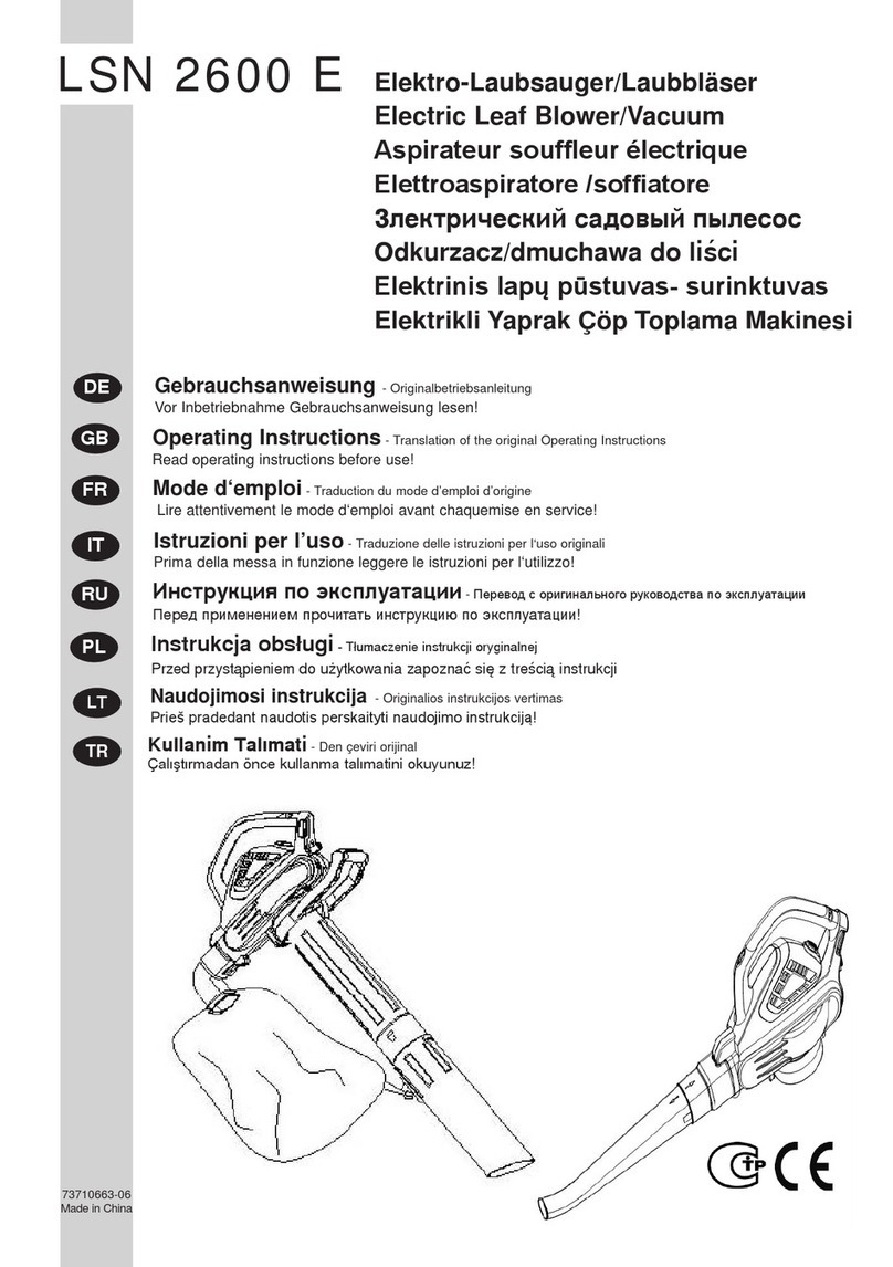 FlexoTrim LSN 2600 E operating instructions