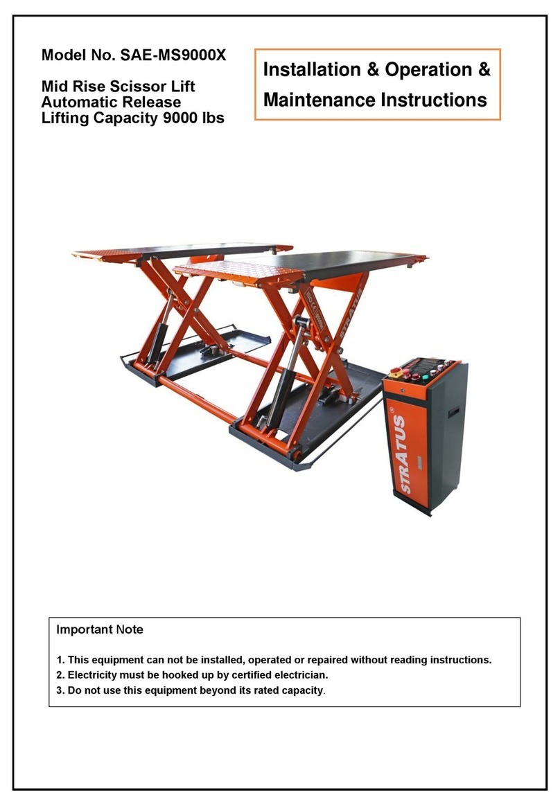 Stratus SAE-MS9000X Installation, operation & maintenance instructions Stratus SAE-MS9000X Installation, operation & maintenance instructions