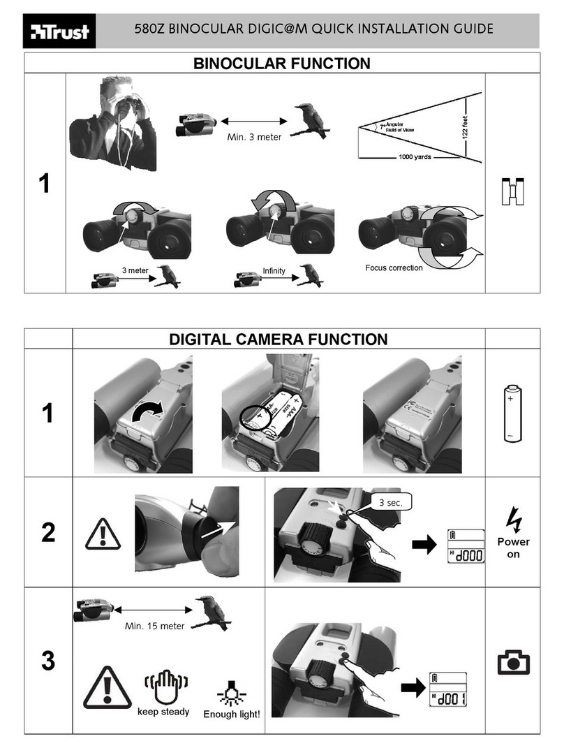 Trust BINOCULAR DIGICAM 580Z User manual