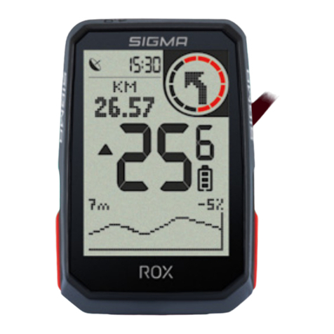SIGMA SPORT ROX 4.0 Short manual