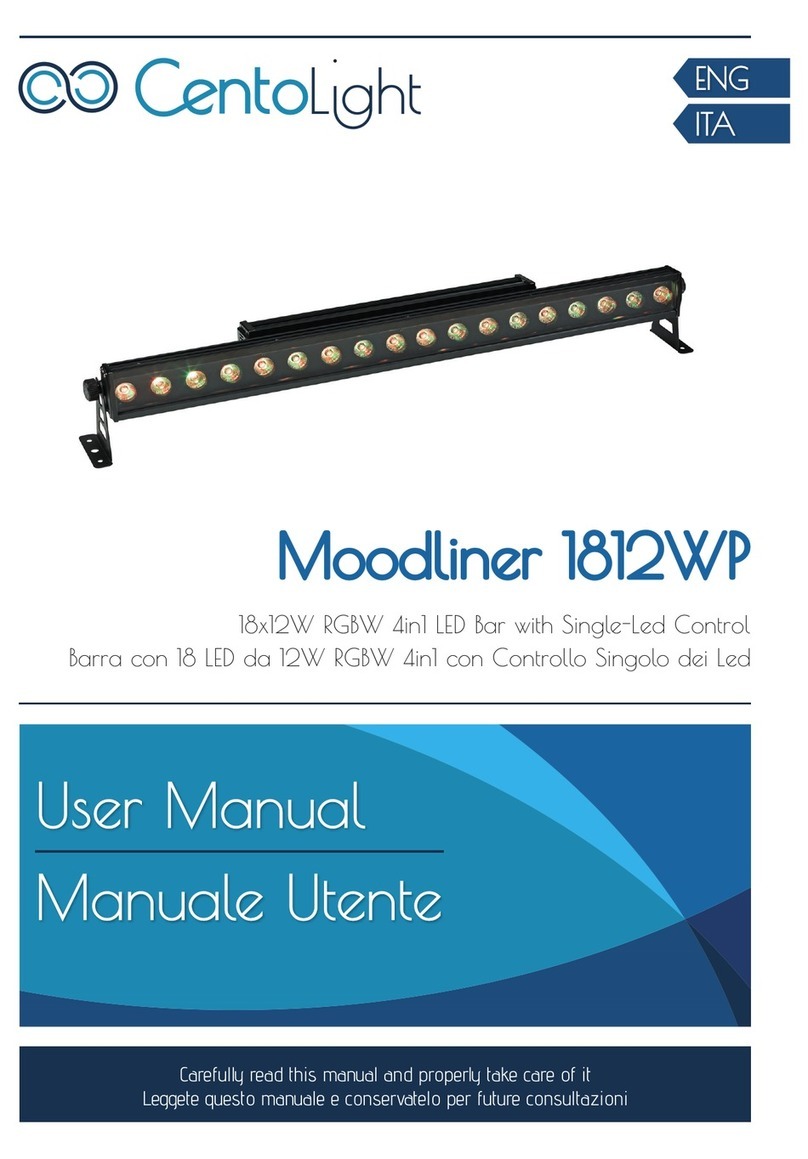 CentoLight Moodliner 1812WP User manual CentoLight Moodliner 1812WP User manual