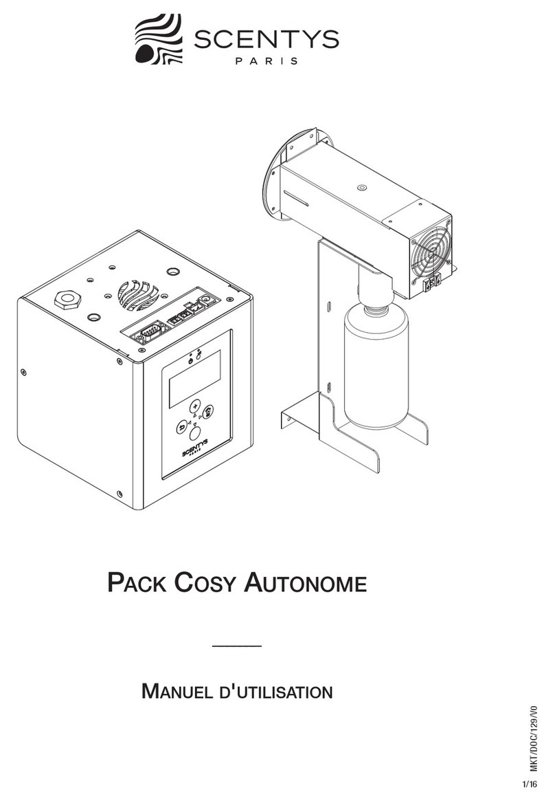 SCENTYS PACK COSY STANDALONE user guide