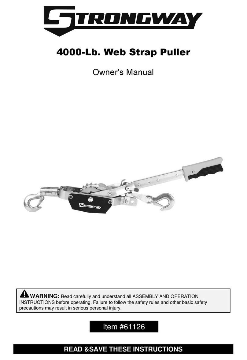 Strongway 61126 owner's manual