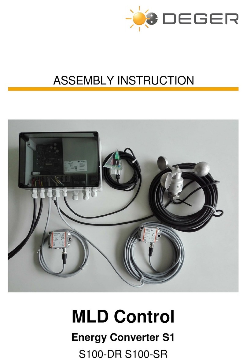 Deger MLD Control Energy Converter S1 Assembly instruction Deger MLD Control Energy Converter S1 Assembly instruction