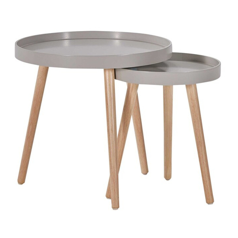 fantastic furniture Duo Table Nest Set manual