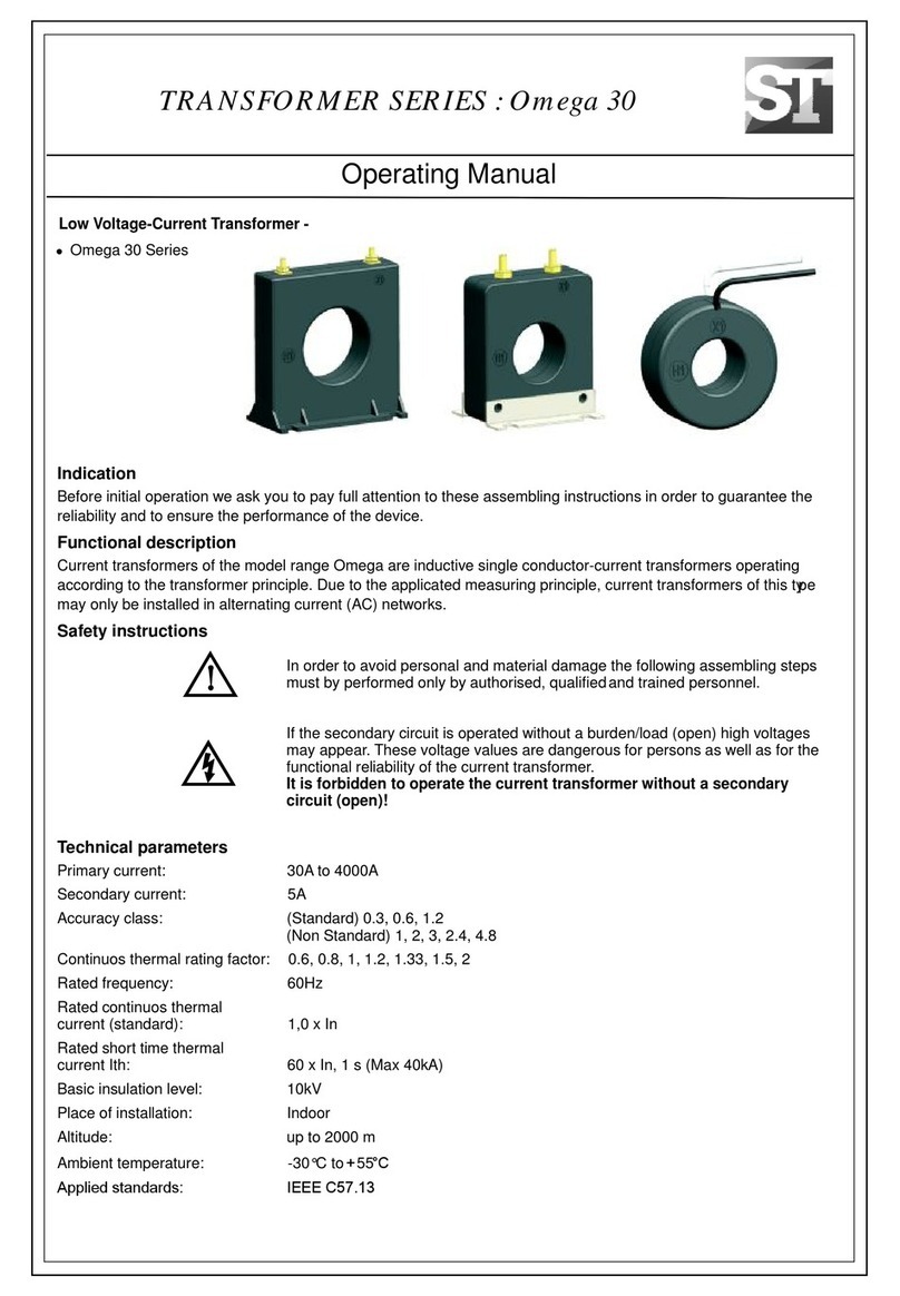 ST Omega 30 Series operating manual ST Omega 30 Series operating manual