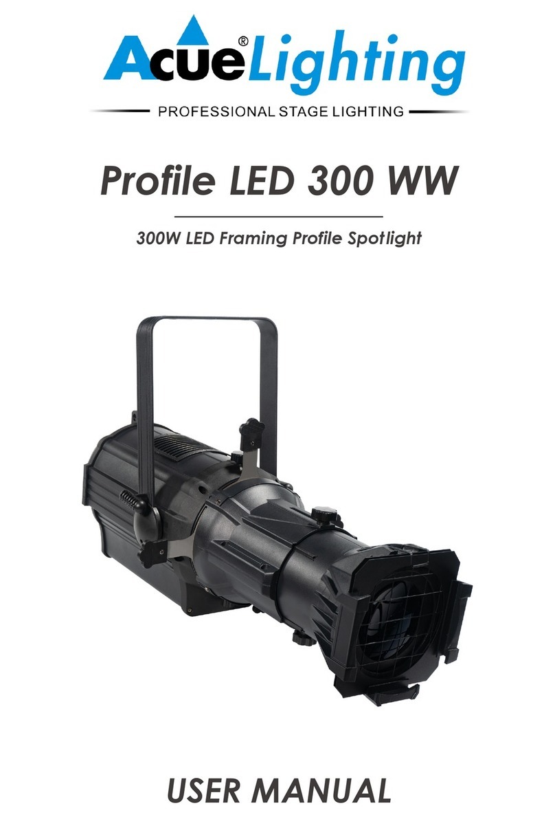 AcueLighting Profile LED 300 WW user manual