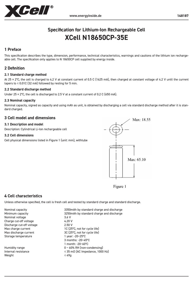XCell N18650CP-35E manual