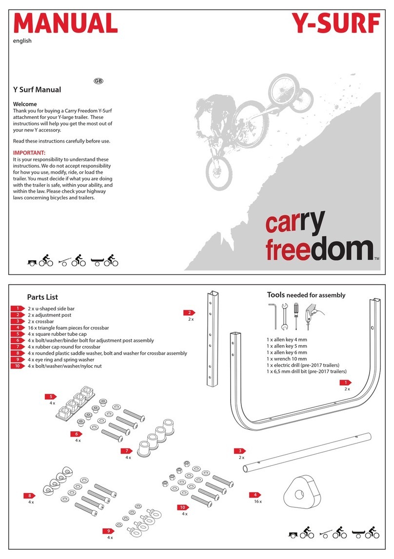 Carry Freedom Y-SURF User manual