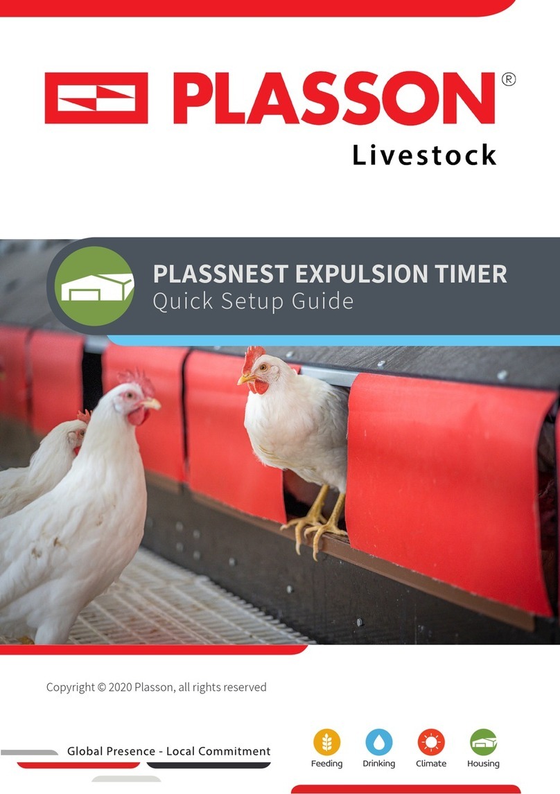 Plasson PLASSNEST EXPULSION TIMER User manual