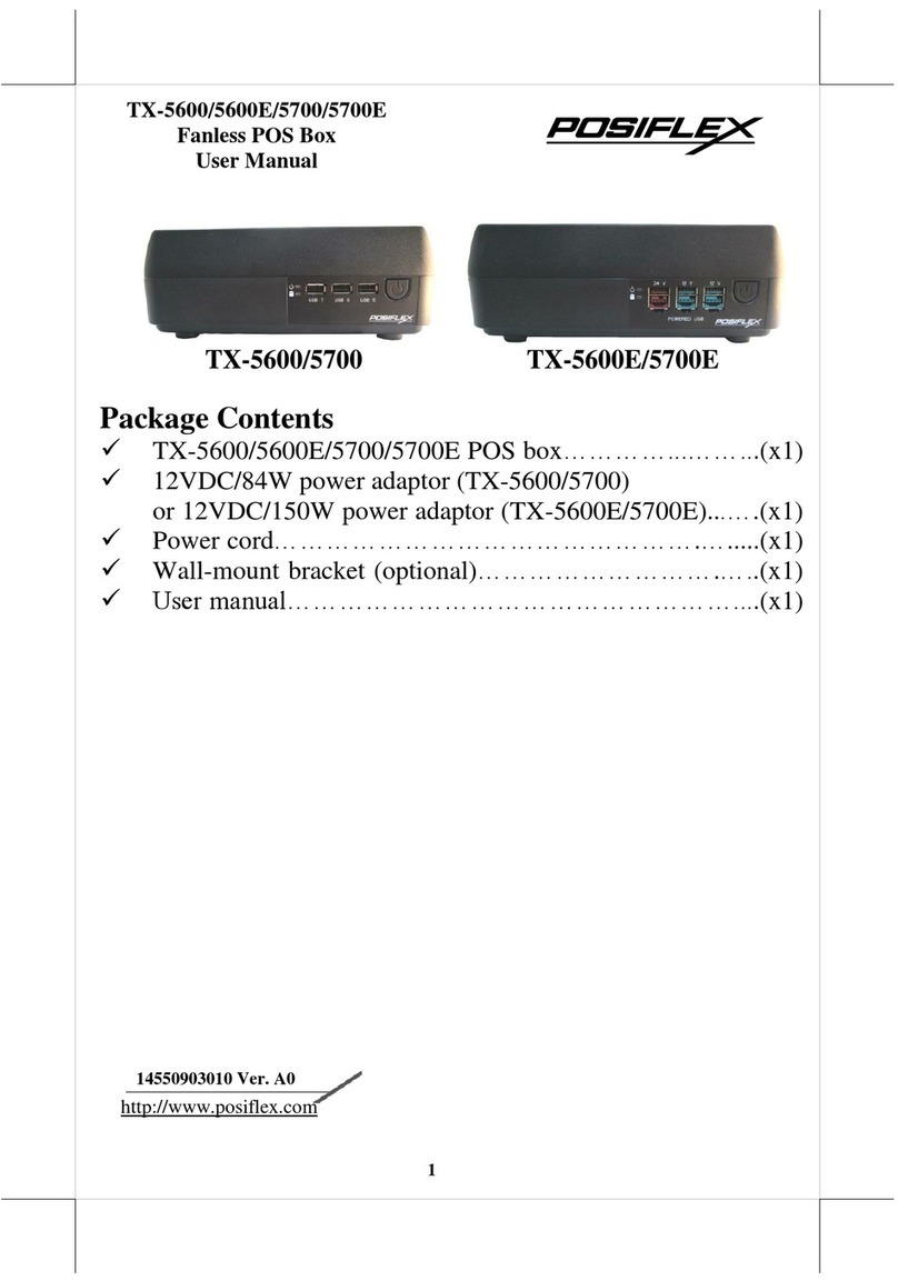 POSIFLEX TX-5600 user manual