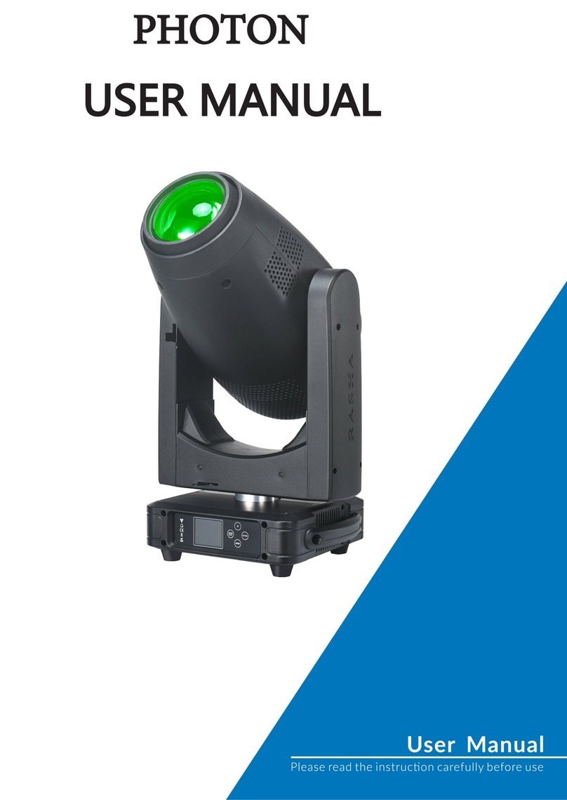 RASHA PROFESSIONAL PHOTON user manual