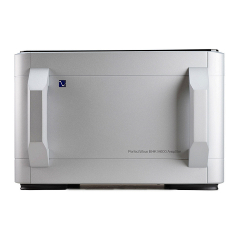 PS Audio PERFECTWAVE BHK M600 User manual