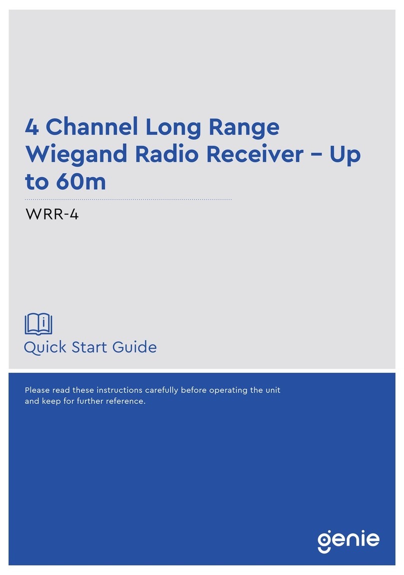 Genie WRR-4 quick start guide