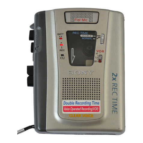 Sony TCM-40DV User manual