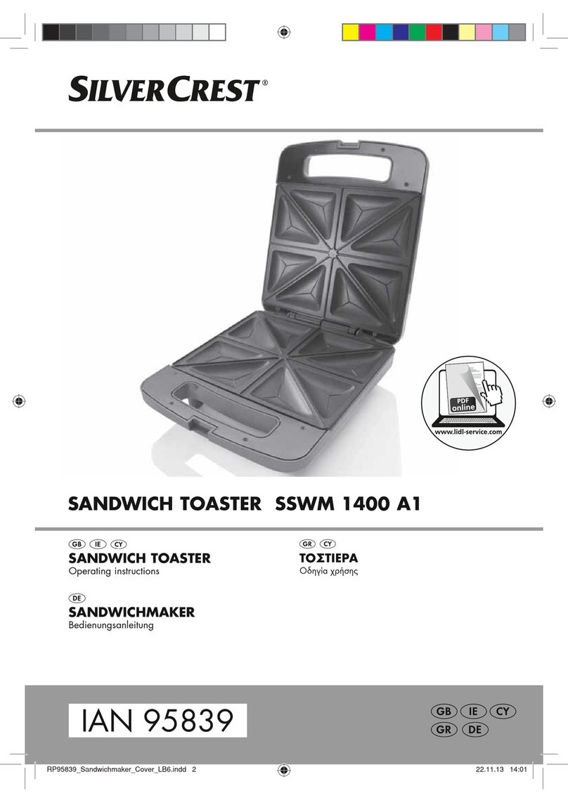 Silvercrest SSWM 1400 A1 User manual