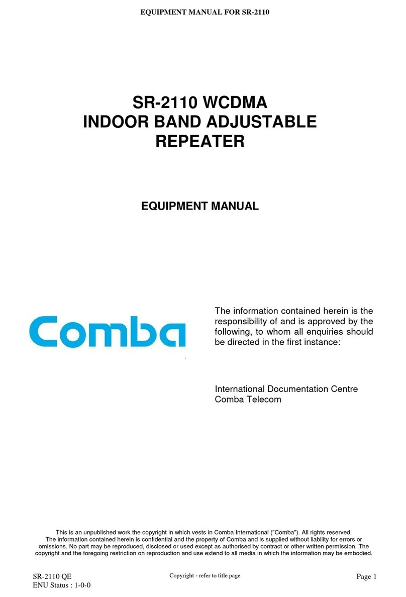 COMBA SR-2110 Technical Document