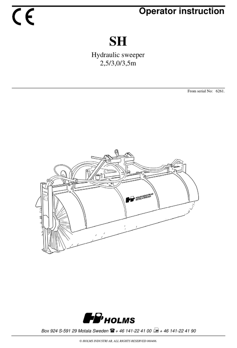 HOLMS SH Operator instructions