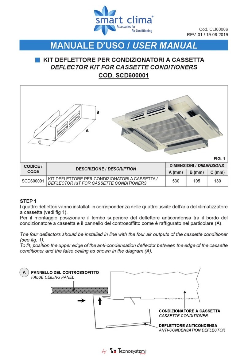 Tecnosystemi smart clima SCD600001 user manual